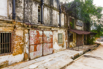 Fototapeta na wymiar Old Godowns (Warehouses), Singapore
