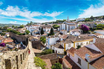 Panoramic view of Obidos