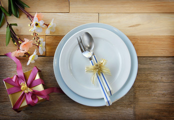 Valentine Abstract with Souvenir Wedding are on Elegant Displayed. Valentine's Day Concept.