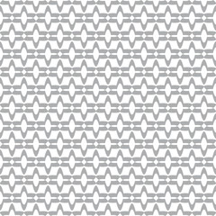 Elegant pattern with grey decorations on white background vintage