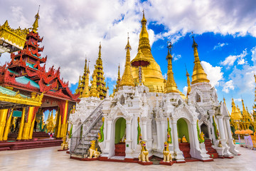 Shwedagon Pagoda in Myanmar