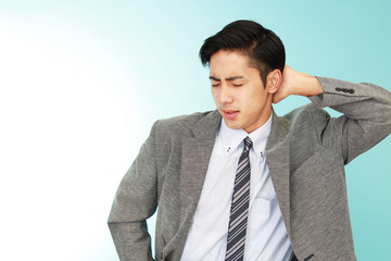 疲れたビジネスマン
