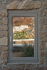 Through a Window in Mykonos