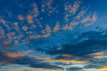 Obraz premium sunset sky background