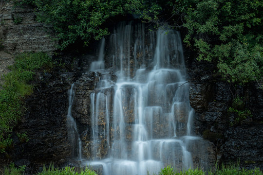 The Cascading Waterfall © FreebillyPhotography