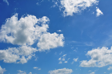 Blur blue pastel heaven clouds sky background. Soft focus lans flare sunlight. Abstract blurred cyan gradient with beautiful bokeh. Open view out windows summer spring.