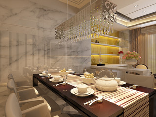 3d rendering of home interior.