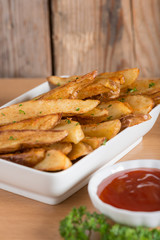 Spice wedge potato.