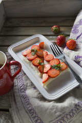 苺のフルーツサンド