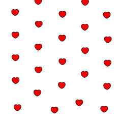 Abstract shapes for Saint Valentines day, greeting backdrop