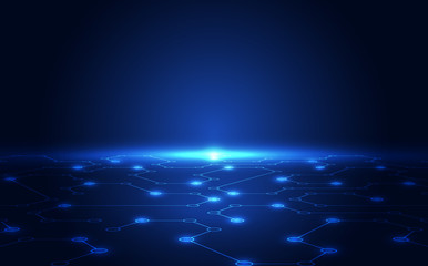 Abstract technology concept background, vector illustration