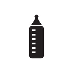 baby bottle icon illustration