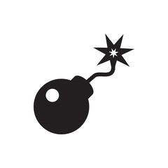 bomb icon illustration