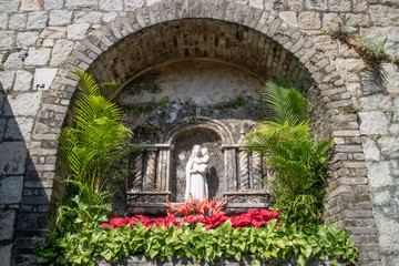 St Mary  sculpture from Monte Fort Macau