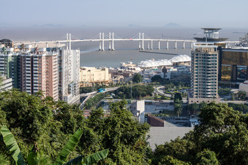 Macau city and its skyline