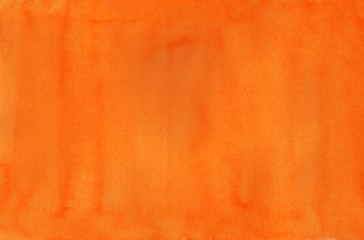 Abstract orange watercolor background