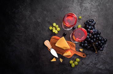 Cheese and wine