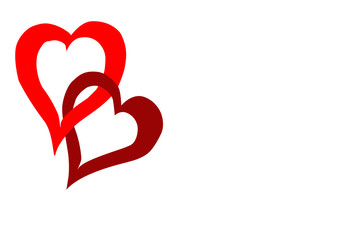 card for the celebration of Valentine's Day