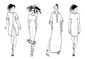 SKETCH. fashion girls