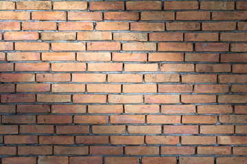 Brick wall texture, brick wall background for interior, exterior or industrial construction concept design.