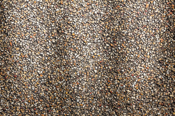 Sand stone pebbles texture background for interior, exterior or industrial construction concept design.