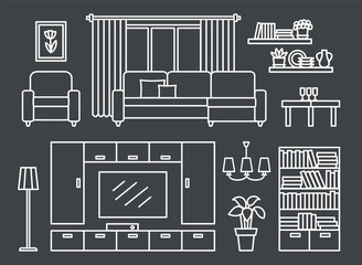 Living room modern furniture