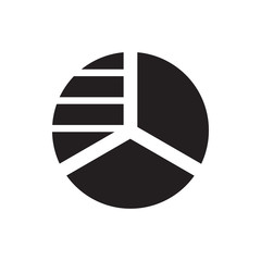 pie chart icon illustration