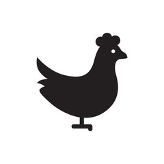 chicken icon illustration