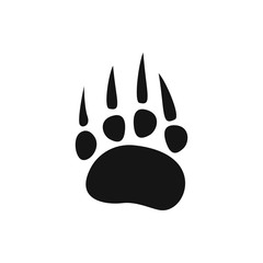 Obraz premium animal paw icon illustration