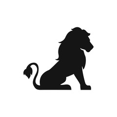 lion icon illustration - obrazy, fototapety, plakaty