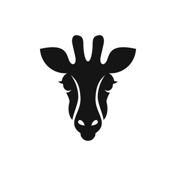 giraffe icon illustration
