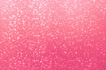 Pink  Abstract Festive Background and white circles, glitter or bokeh lights. Round silver...