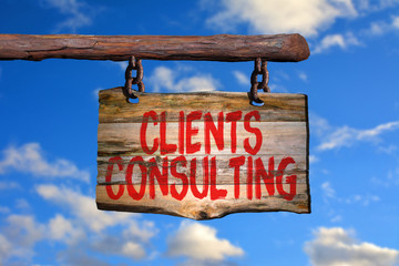Clients consulting
