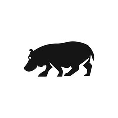 hippopotamus icon illustration