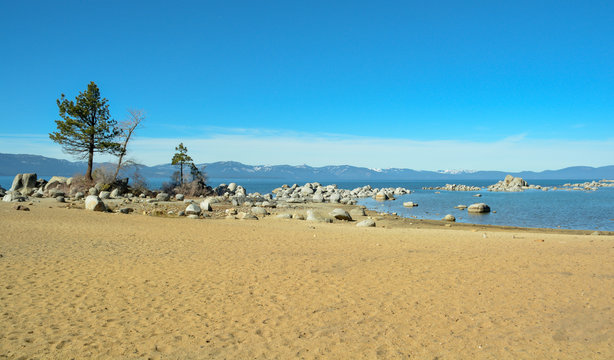 Wonderful landscape of South Lake Tahoe, California
