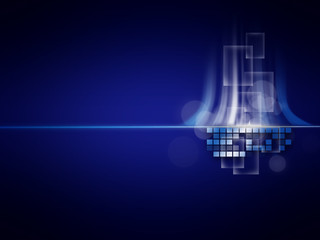 Abstract lights and technology background