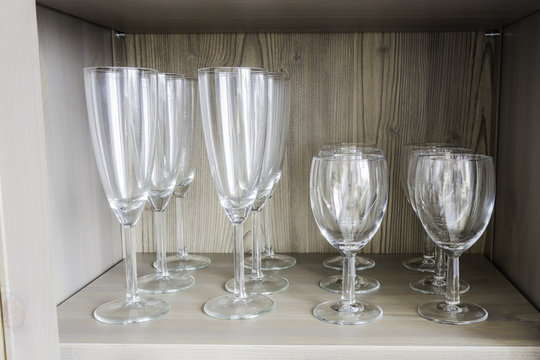 Collection of wine glasses