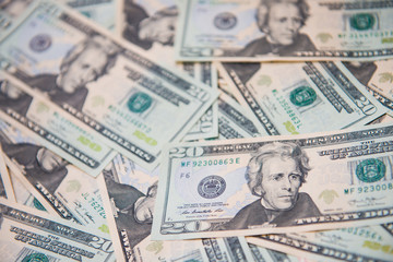 American dollars bank note for background, cash