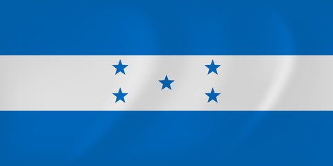 Honduras waving flag