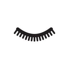 eyelash icon illustration