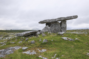 Poulnabrone dolmen, Burren, County Clare, Ireland