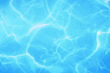 Fototapeta na wymiar swimming pool bottom caustics ripple like sea water and flow