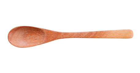 Wooden Spoon isolated on white background