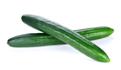 Cucumber isolated on white background