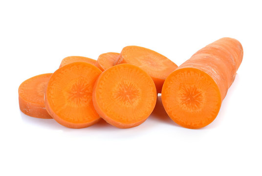 carrots isolated on a white background