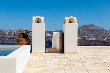 Santorini, Grecja, Akrotiri - Luksusowy Resort z basenami i widokiem na morze - Maison Des Lys 