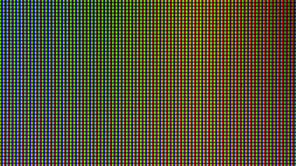 Closeup LED diode from LED TV or LED monitor screen display pane