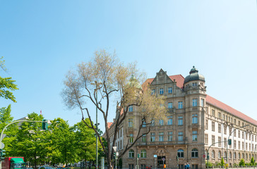Naklejka premium BERLIN, GERMANY- May 18, 2016: Traditional old buildings. Beauti