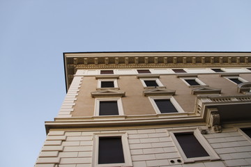 Immeuble ancien à Rome, Italie