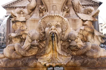 Fototapete Brunnen Fontaine de la Rotonde à Rome, Italie